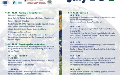July 15 – ERA-PLANET conference at UNICAL (Italy)