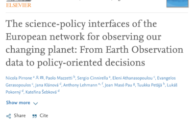 Major outcomes of ERA-PLANET on Environmental Science & Policy